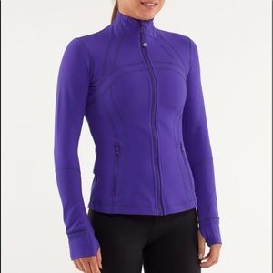 Purple lulu jacket sweater